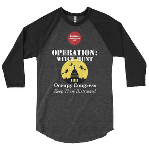 DHC - "OPERATION WITCH HUNT" 3/4 sleeve raglan shirt