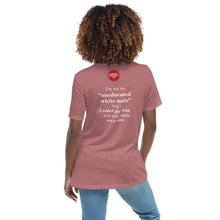 Load image into Gallery viewer, DHC - &quot;uneducated white male&quot; Women&#39;s Relaxed T-Shirt